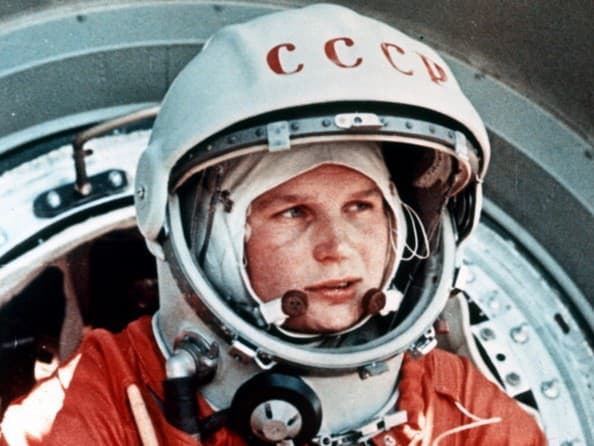 Prvá kozmonautka vo vesmíre Valentina Vladimirovna Tereškovová.