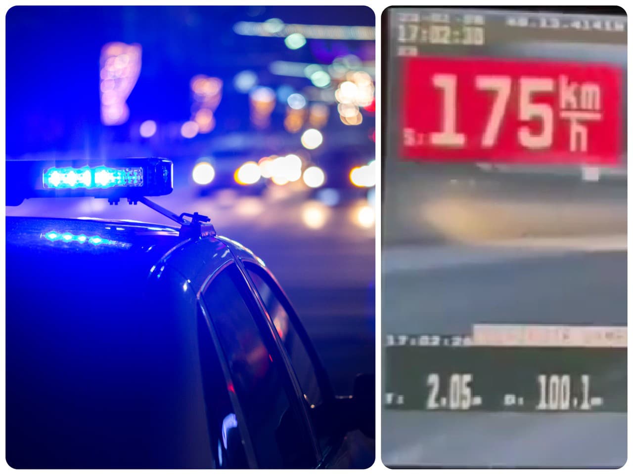 Polícia SR v nedeľu podvečer zachytila vodiča, ktorý po diaľnici D1 uháňal neuveriteľnou rýchlosťou