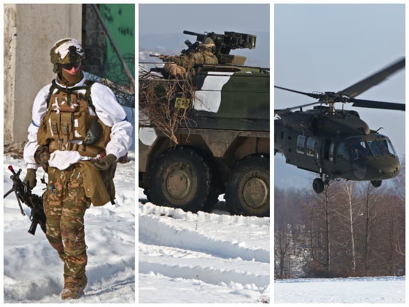 Na Slovensku v Lešti trénuje špička mnohonárodnej skupiny NATO.