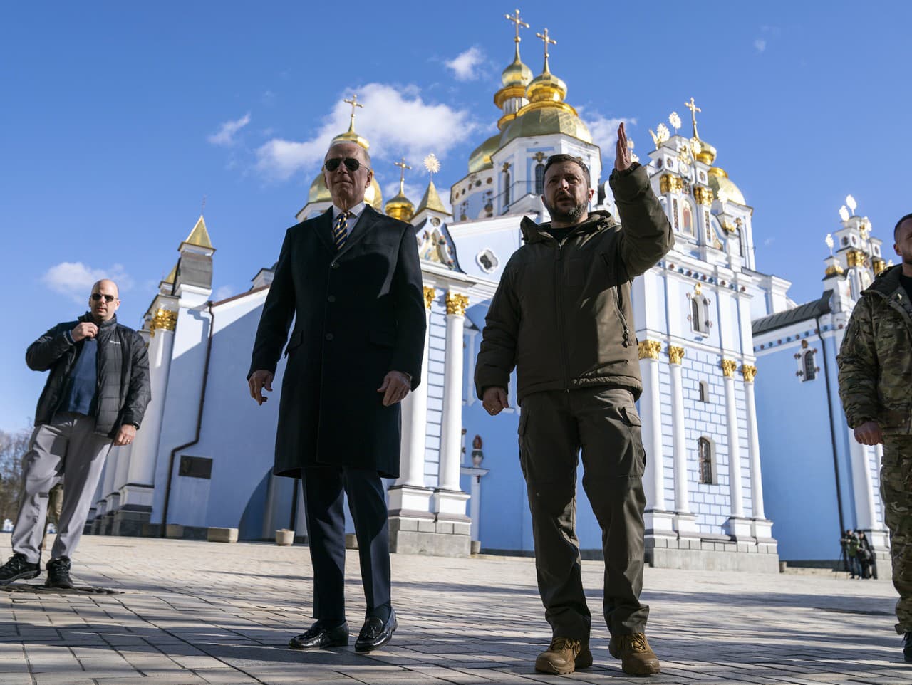 Joe Biden na návšteve Kyjeva