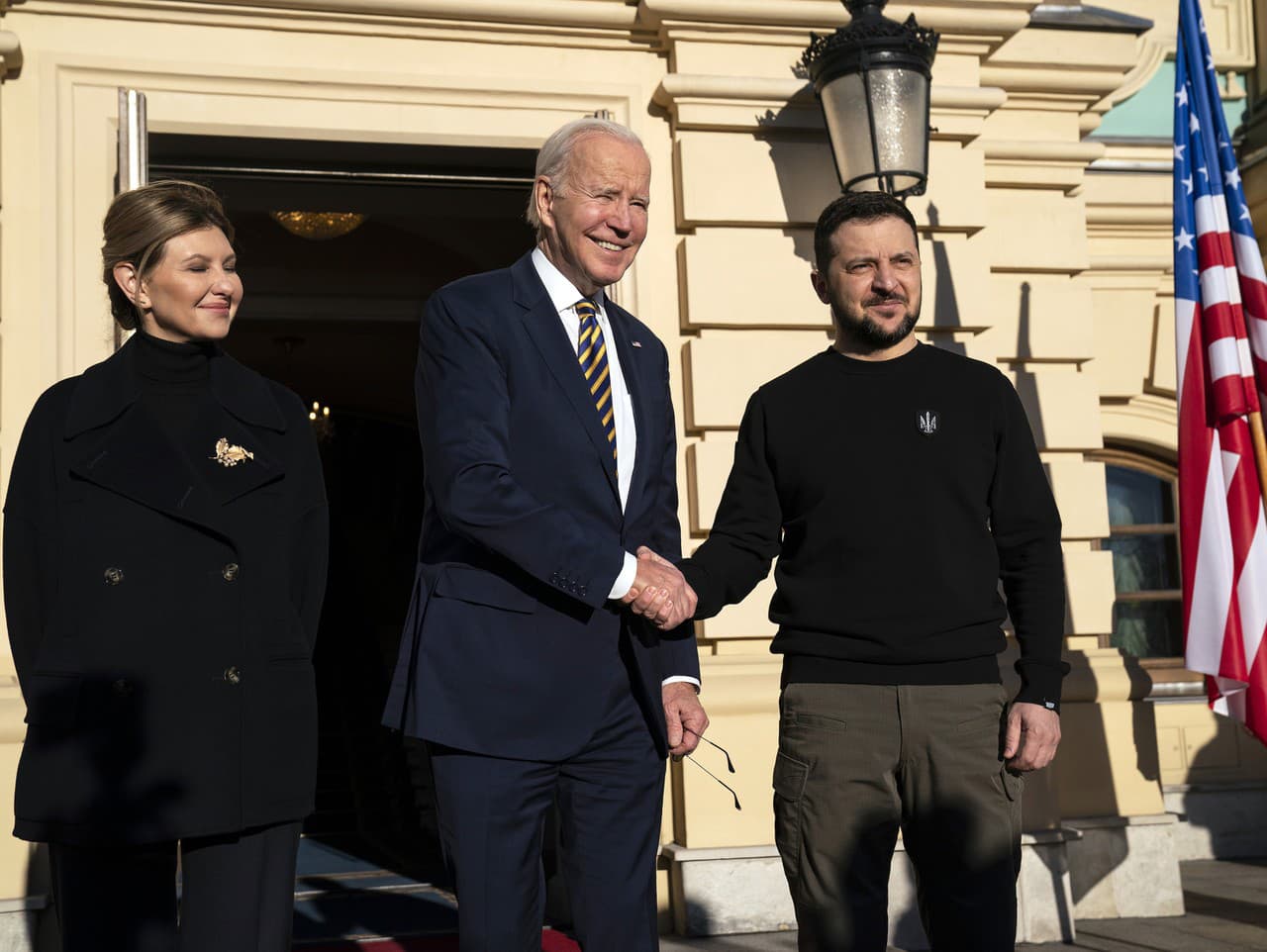 Joe Biden na návšteve Kyjeva