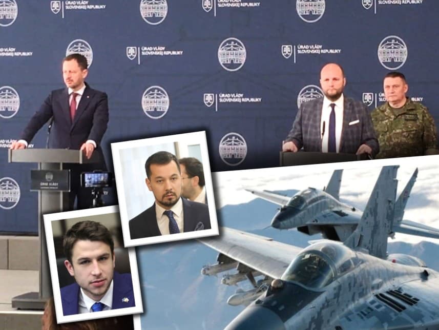 Politici reagujú na darovanie strojov MiG-29 na Ukrajinu.