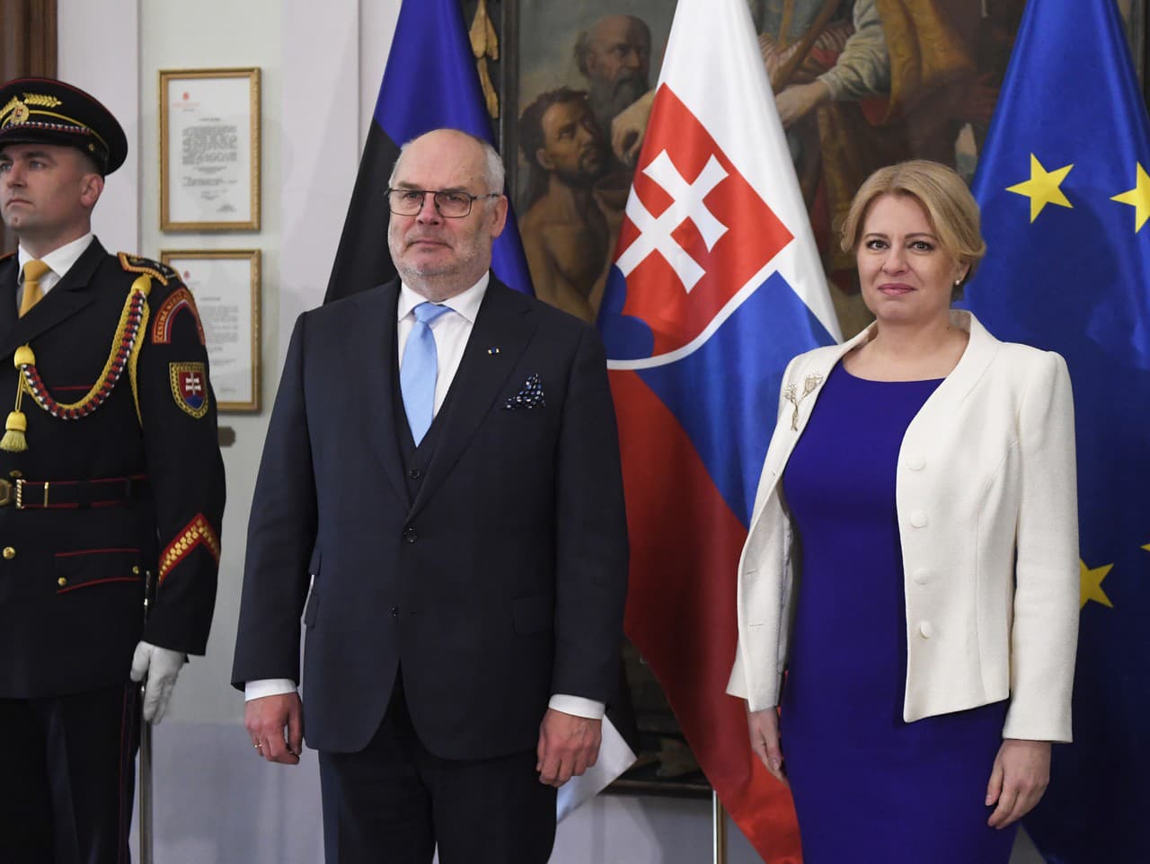 Zuzana Čaputová a estónsky prezident Alar Karis