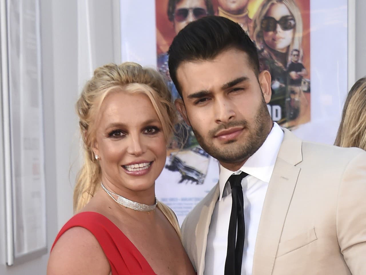 Britney Spears s manželom. 