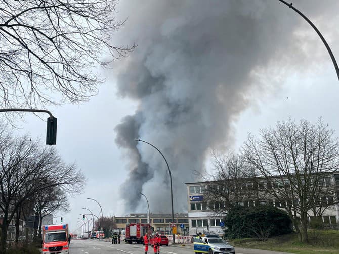 Požiar v nemeckom Hamburgu