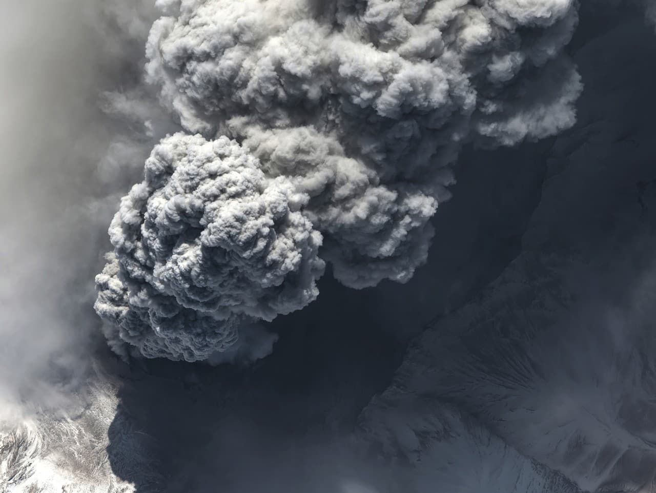 Erupcia sopky Šiveluč