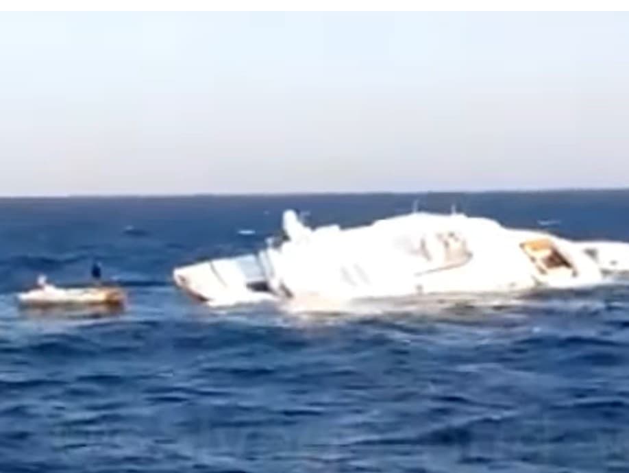 Potopenie jachty Carlton Queen v Červenom mori pri pobreží Egypta