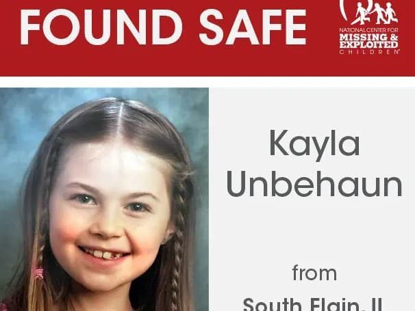 Kayla Unbehaunová bola nezvestná od júna 2017. 13. mája 2023 bolo teraz 15-ročné dievča nájdené v meste Asheville v Severnej Karolíne.