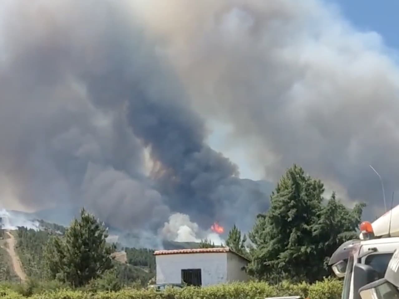 Požiar v Španielsku