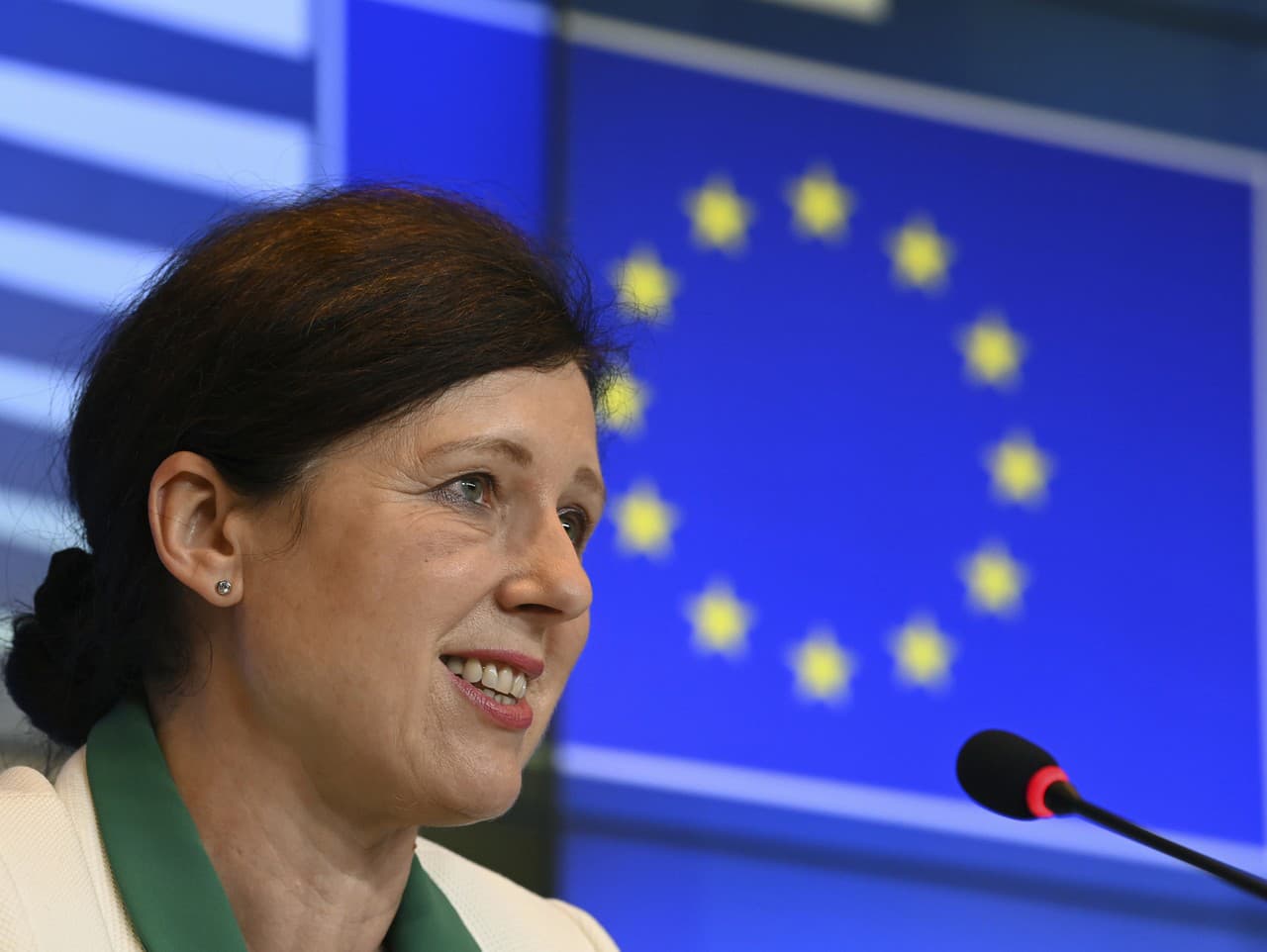 Věra Jourová - podpredsedníčka Európskej komisie pre hodnoty a transparentnosť
