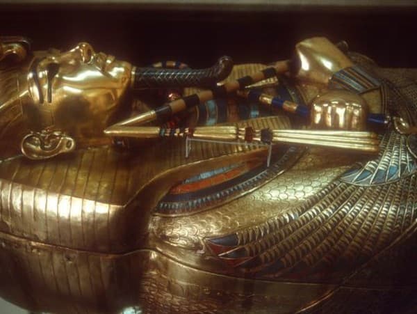 Zlatý sarkofág Tutanchamóna