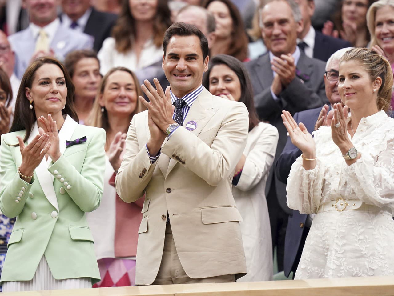 Princezná Kate, Roger Federer a jeho manželka Mirka