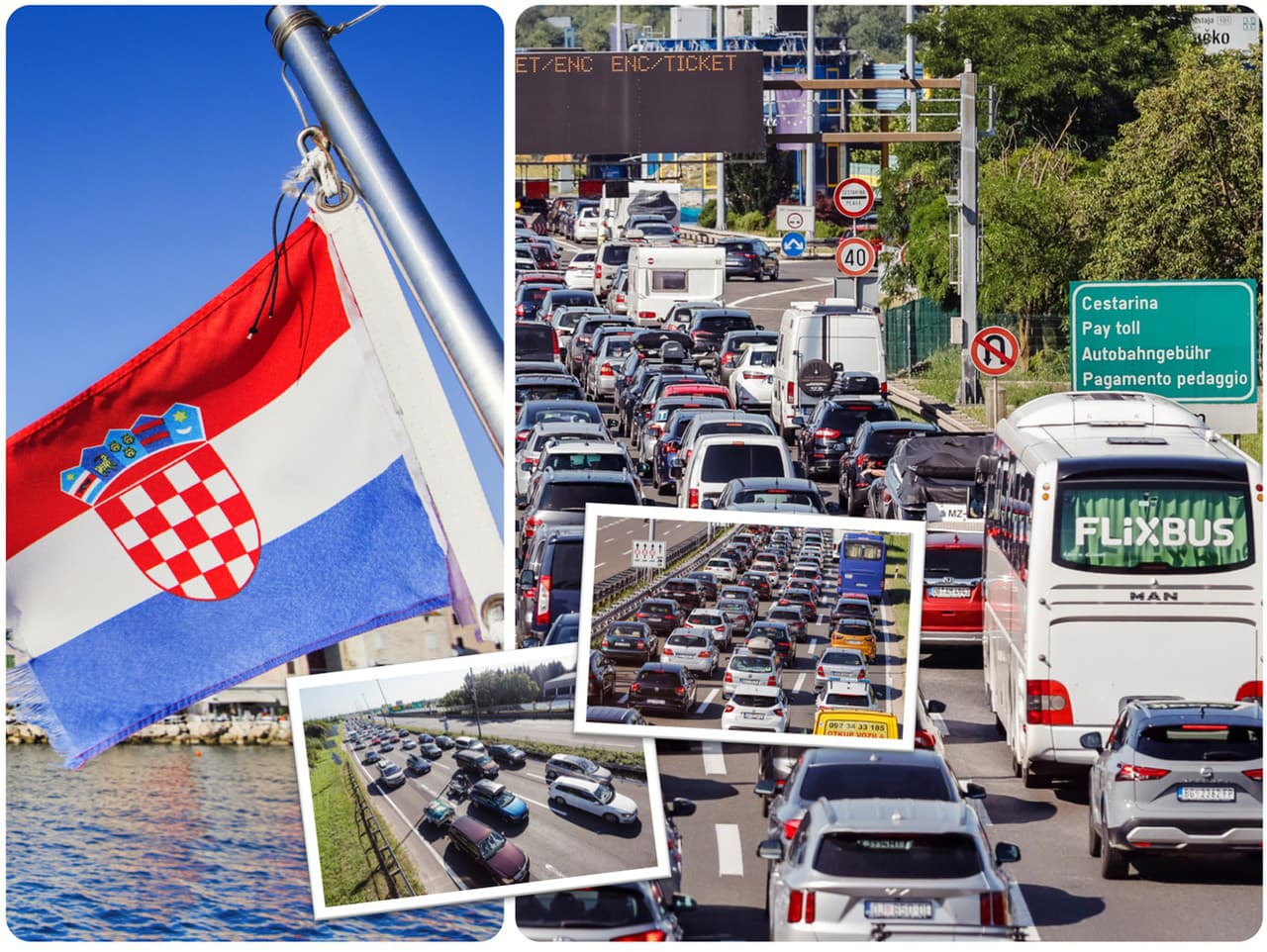 Na chorvátskych cestách čakajte kilometrové kolóny: Masívny nával dovolenkárov skomplikoval premávku