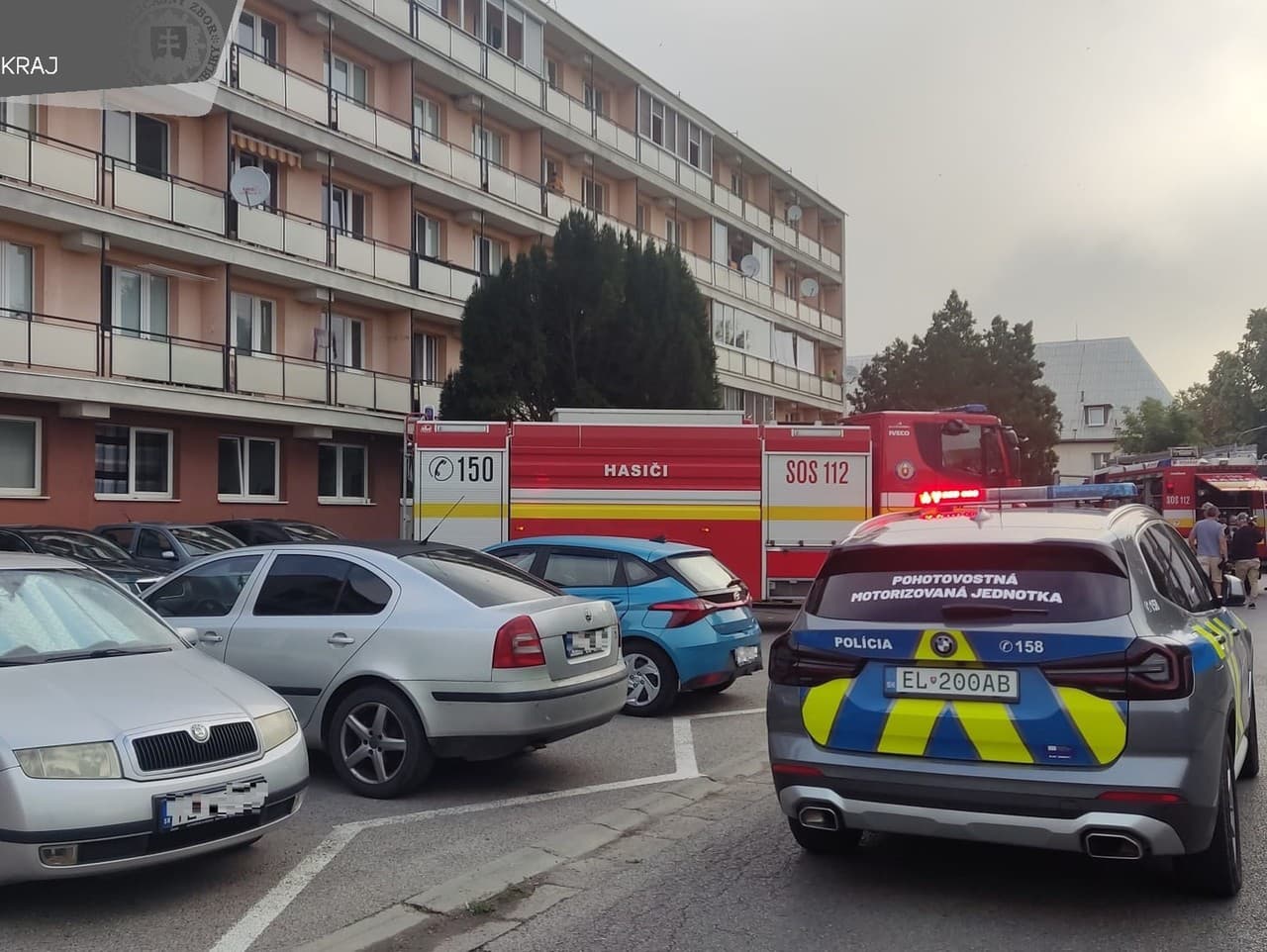 Požiar bytu v utorok ráno v Dubnici nad Váhom neprežil 50-ročný muž.