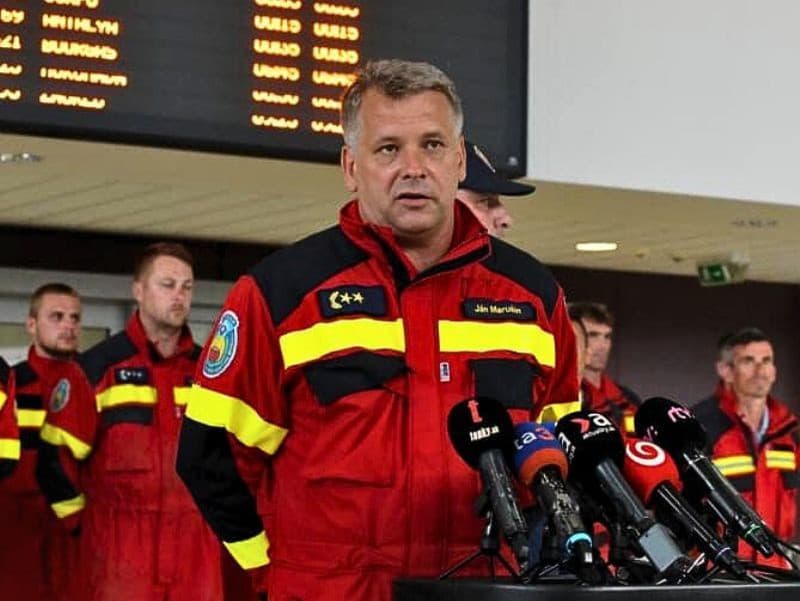 Ján Marušin, veliteľ modulu Hasičského a záchranného zboru zo Slovenska, ktorý zasahoval pri požiaroch v Grécku v júli 2023. 