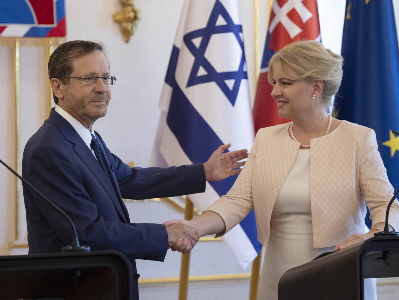 Izraelský prezident sa stretol s prezidentkou Zuzanou Čaputovou 