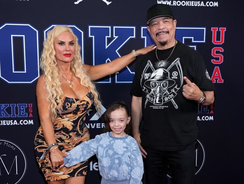 Rapper Ice - T s manželkou a dcérkou