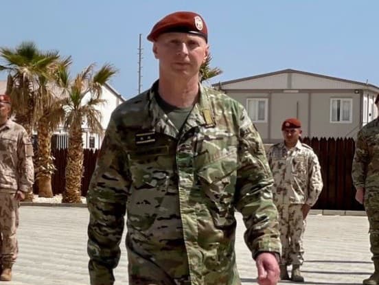 Český generálmajor Pavel Kolár v rámci misie MFO na Sinaji