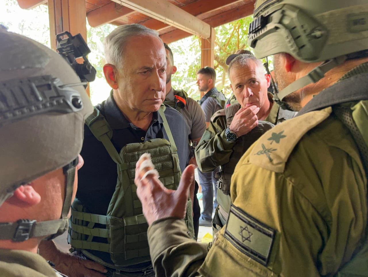 Netanjahu navštívil vojakov pri hranici s Gazou