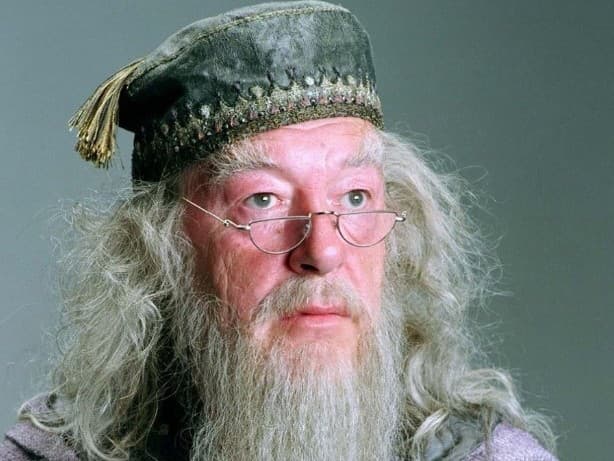 Michael Gambon ako Albus Dumbledore