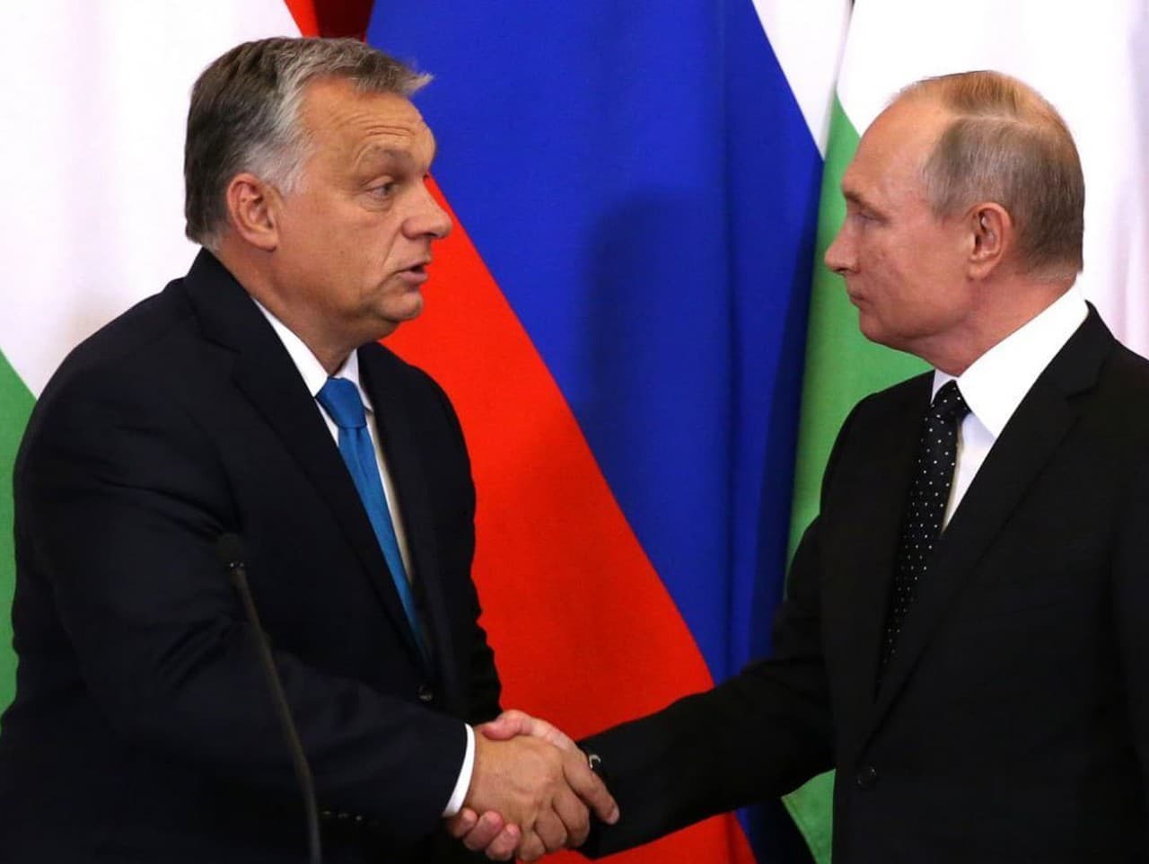 Viktor Orban a Vladimir Putin