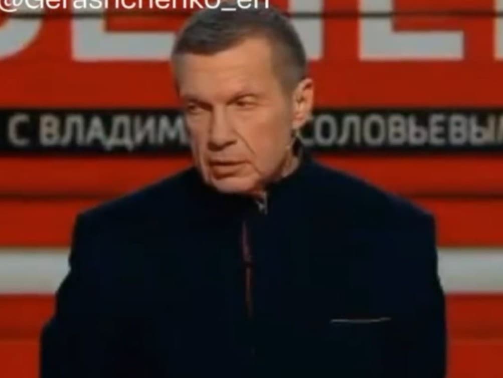 Propagandista Kremľa, Vladimir Solovjov, v ruskej televízii