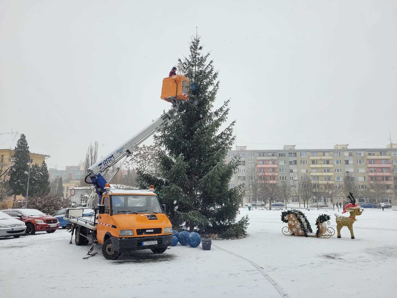 Vianočný stromček v slovenských mestách