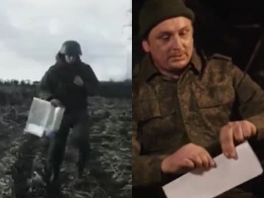 Vojaci v propagačnom videu hlasujú uprostred bojov za prezidenta Putina
