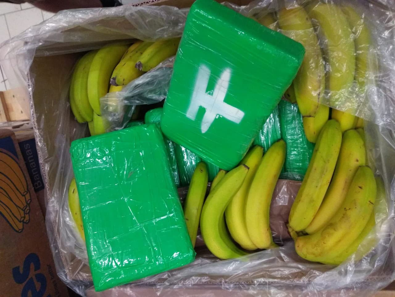 Kokaín v krabiciach od banánu 