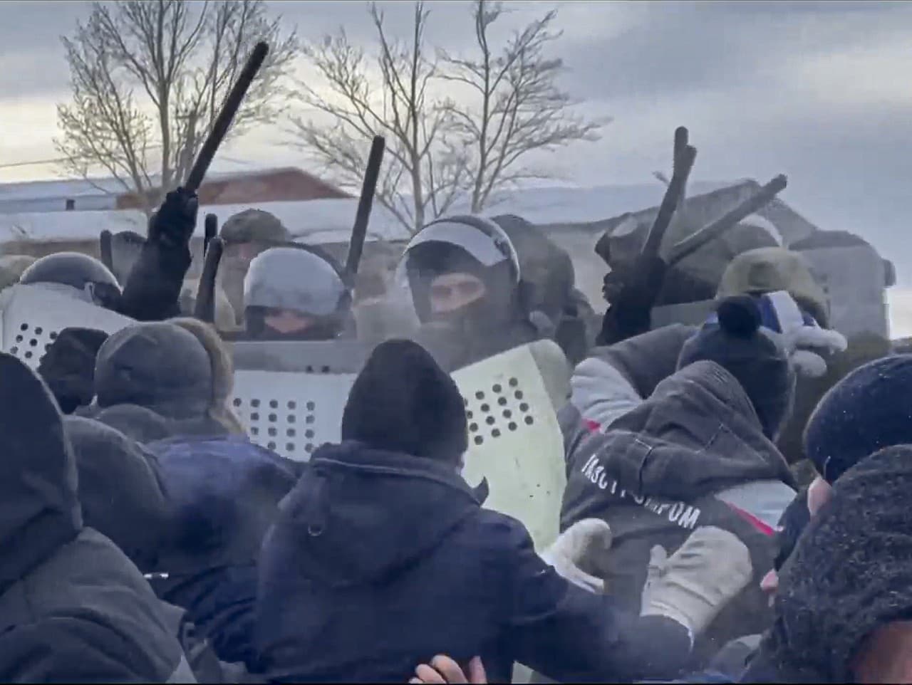 Protest v ruskom meste Ufa