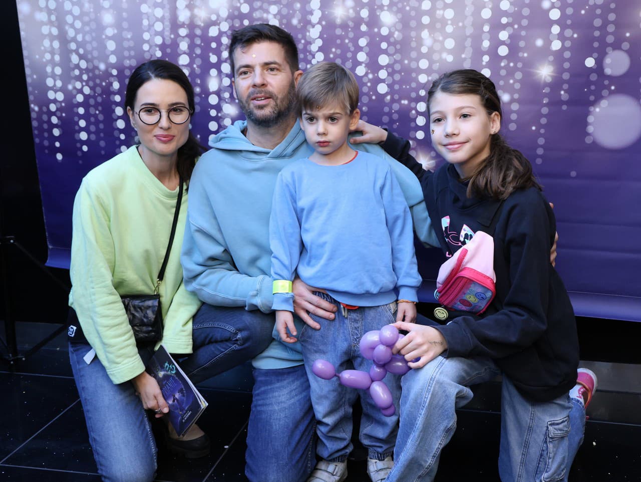Peter Šarkan Novák s rodinou