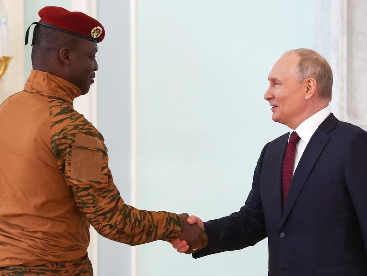 Ibrahim Traoré s Vladimirom Putinom