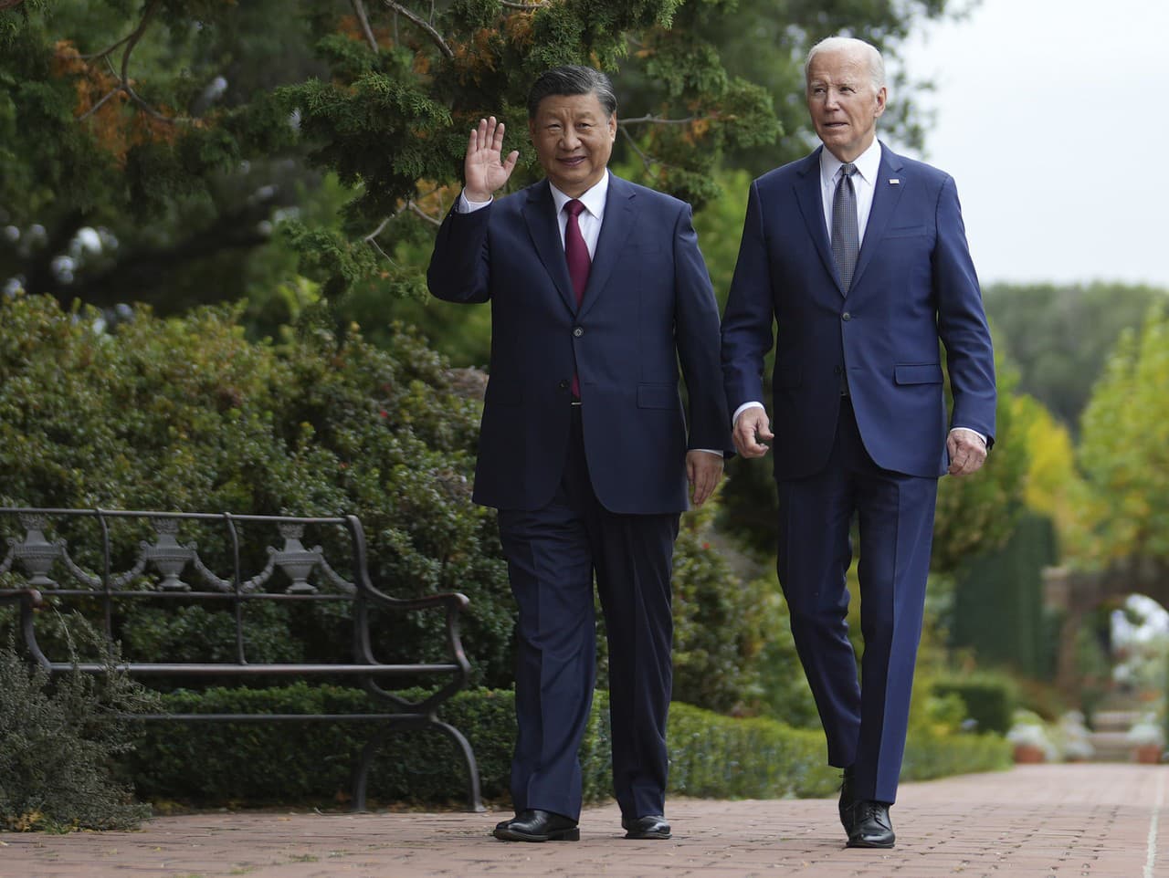  Si Ťin-pching a Joe Biden