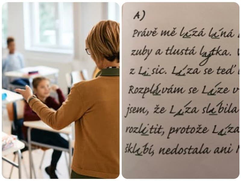 Bizarný text sa objavil v jednej z českých cvičebníc