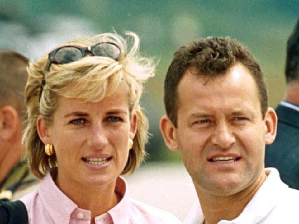 Princezná Diana a kráľovský komorník Paul Burrell