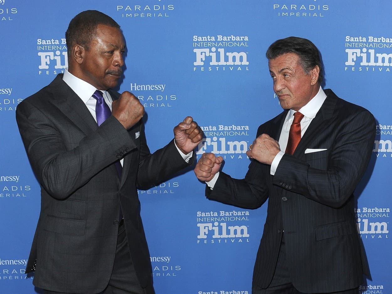 Carl Weathers a Sylvester Stallone
