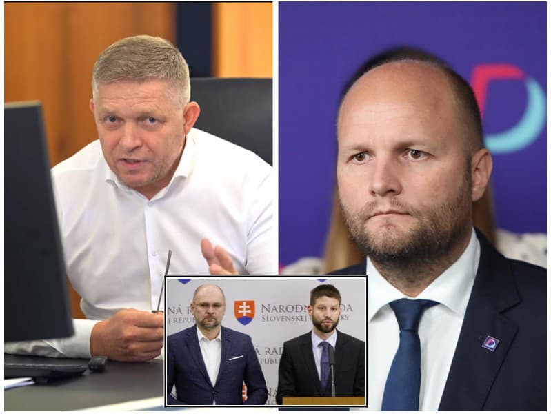 Robert Fico a Jaroslav Naď zareagovali na blamáž opozície