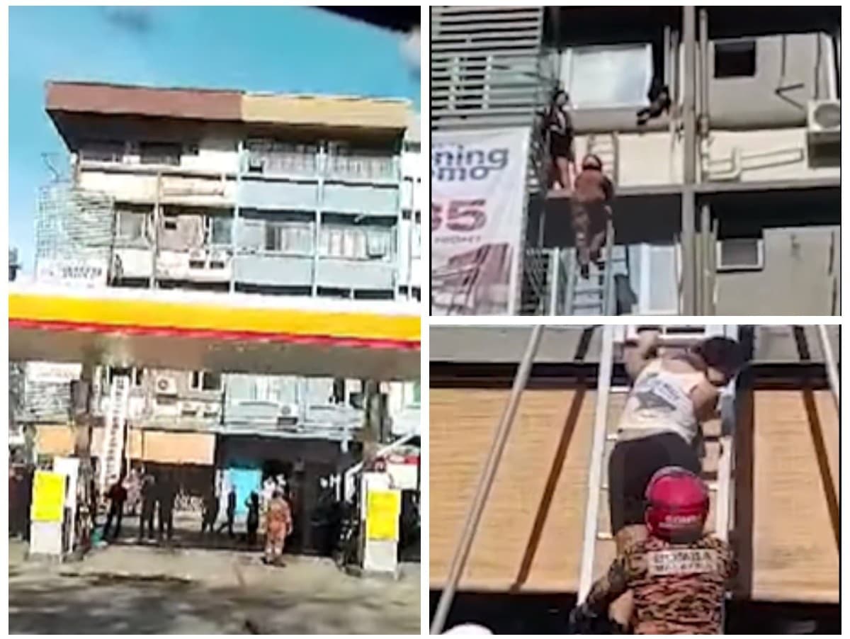 Turisti vybehli po vypuknutí požiaru na balkón, z kadiaľ ich zachránili hasiči