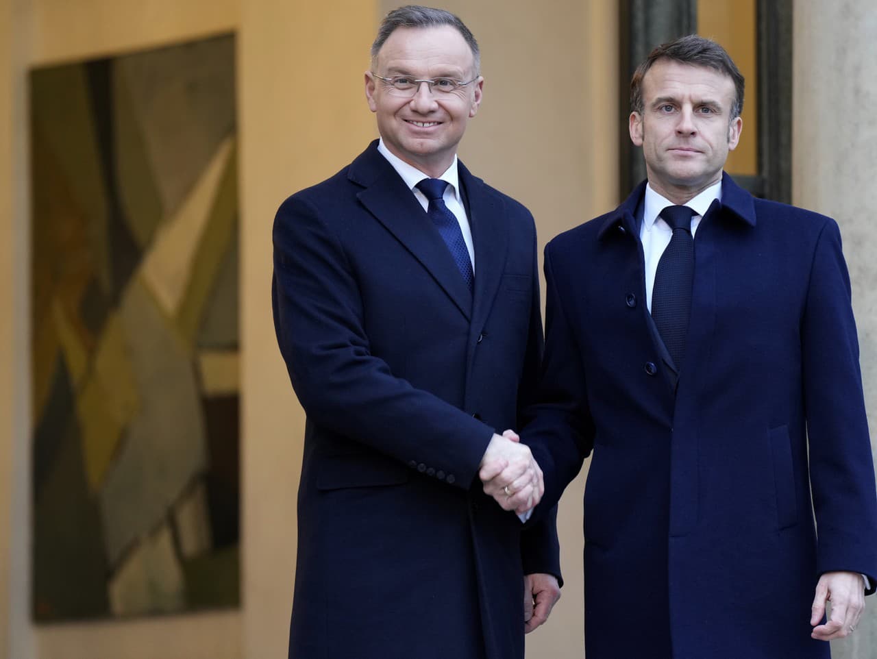 Andrzej Duda a Emmanuel Macron