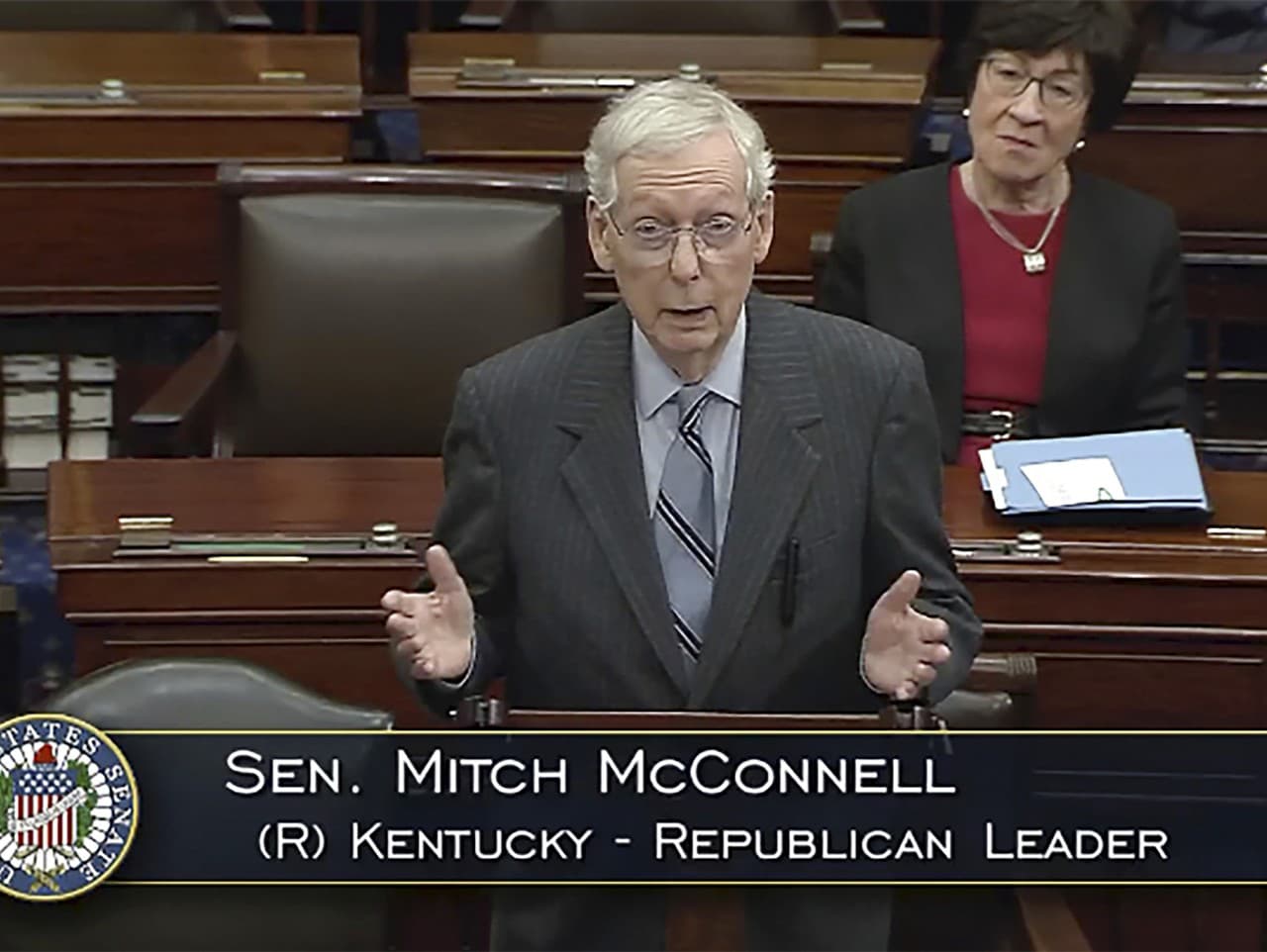 Líder republikánov v americkom Senáte Mitch McConnell 