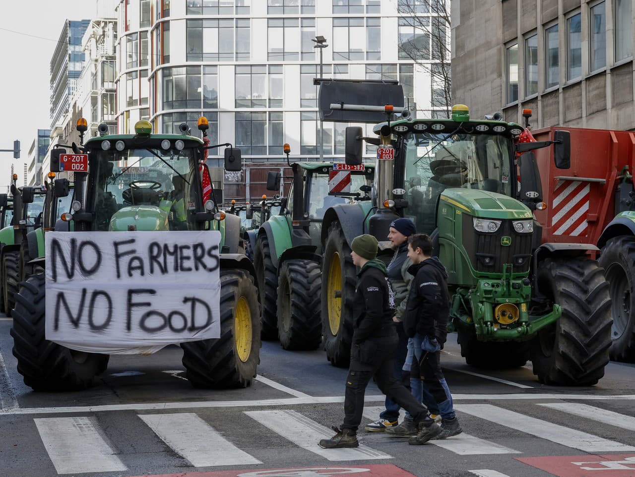 Protest farmárov 