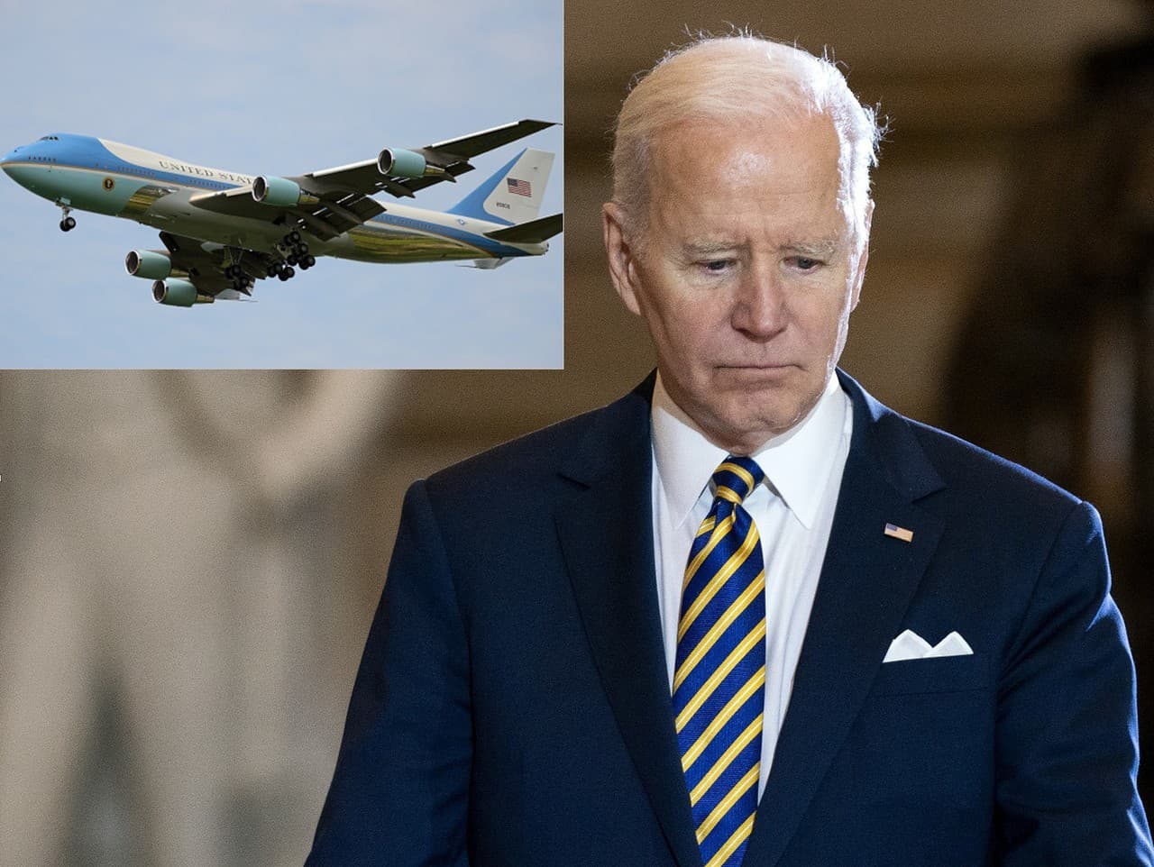 Americký prezident Joe Biden a jeho lietadlo Air Force One