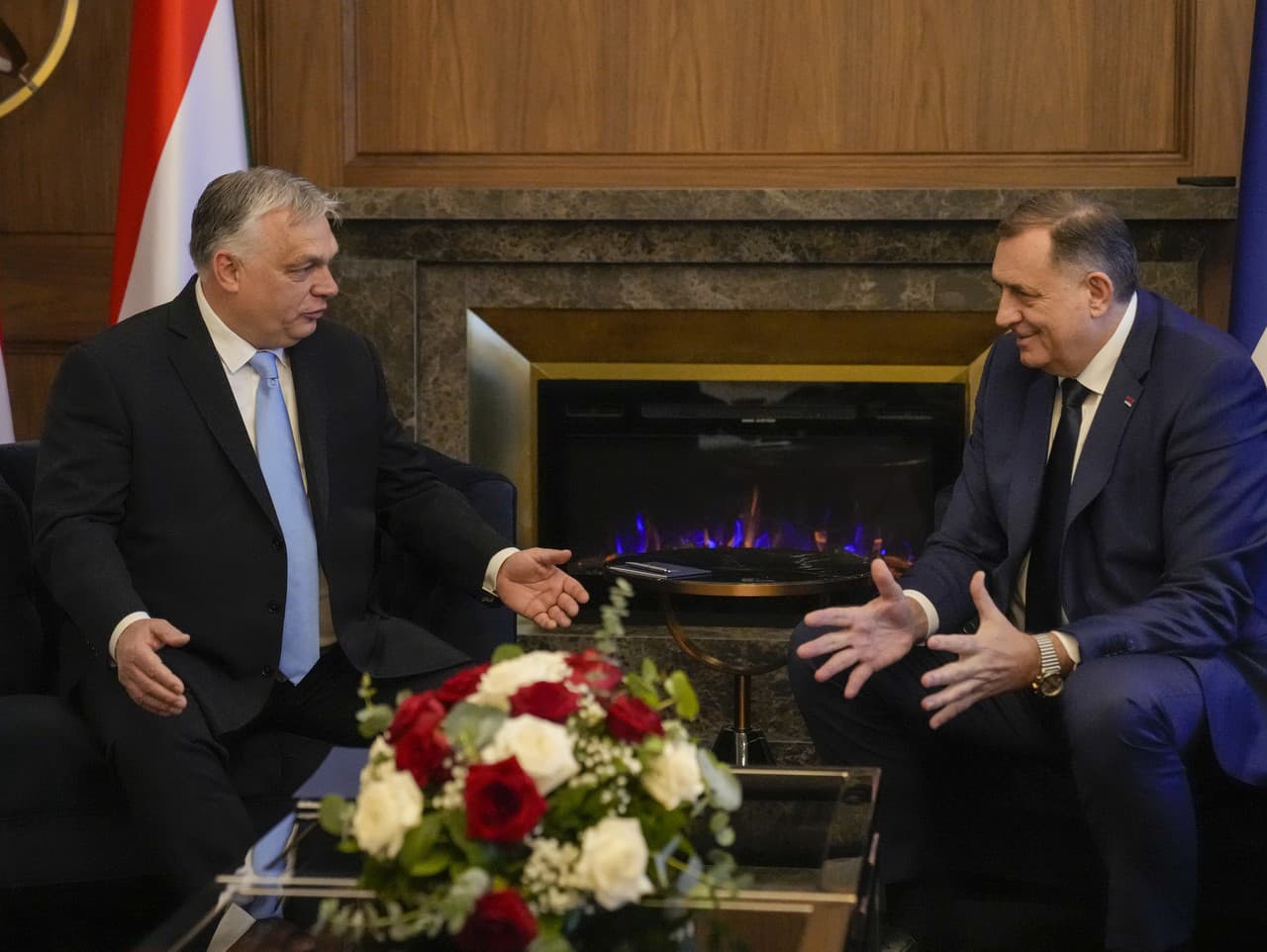 Milorad Dodik a Viktor Orbán