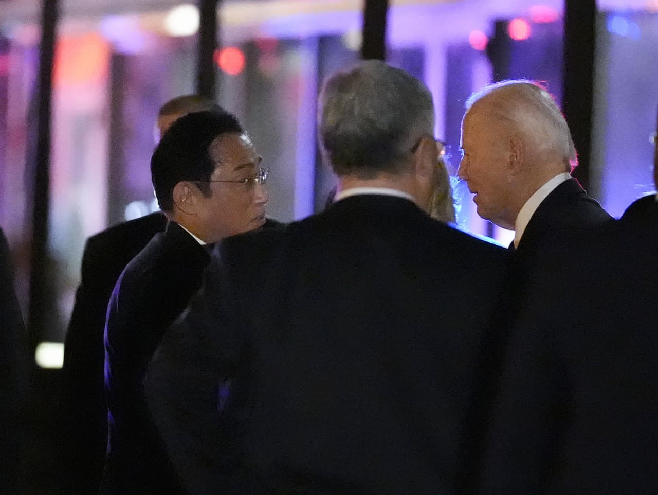 Prezident Joe Biden a japonský premiér Fumio Kišida