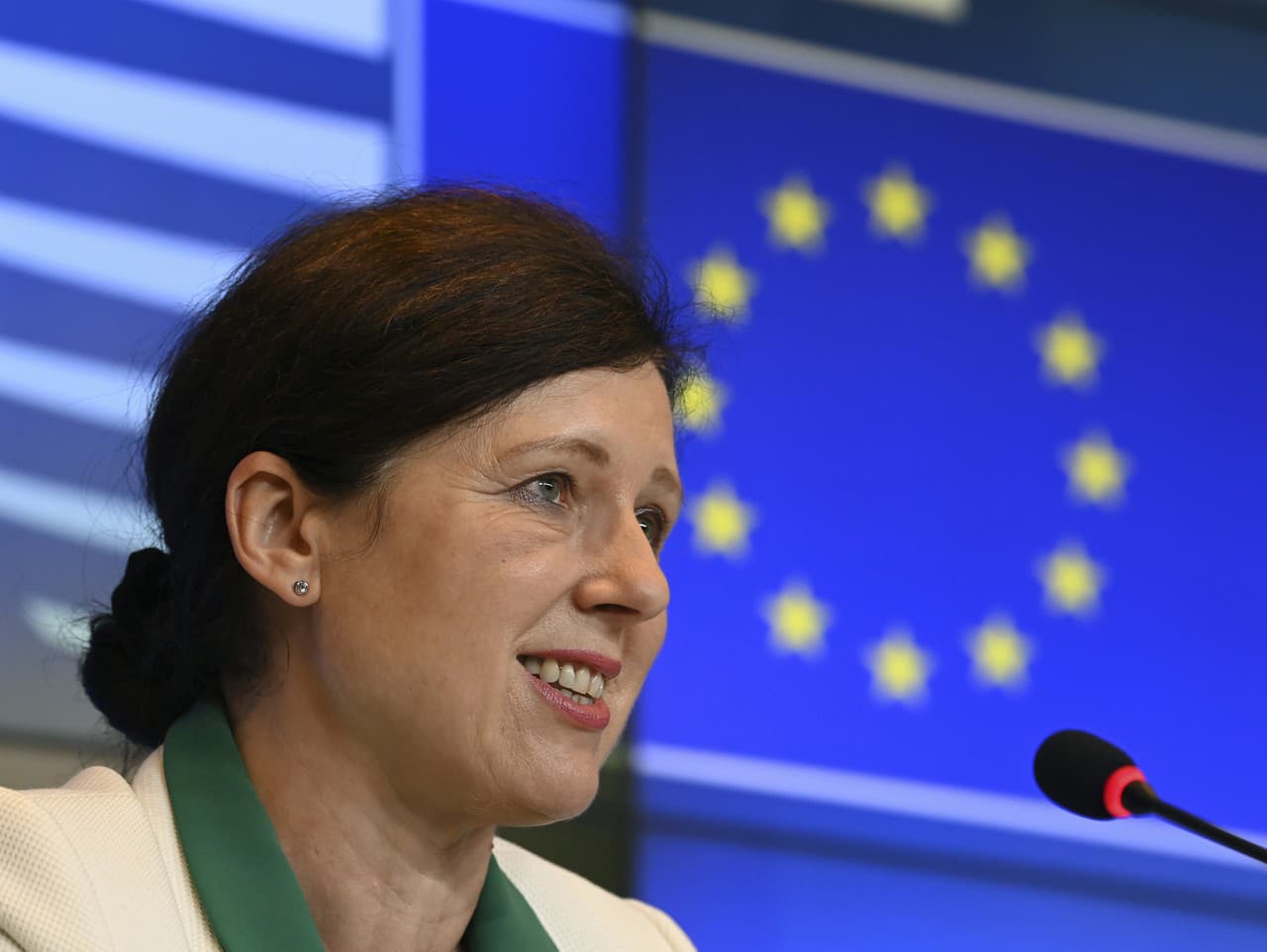 Věra Jourová - podpredsedníčka Európskej komisie pre hodnoty a transparentnosť