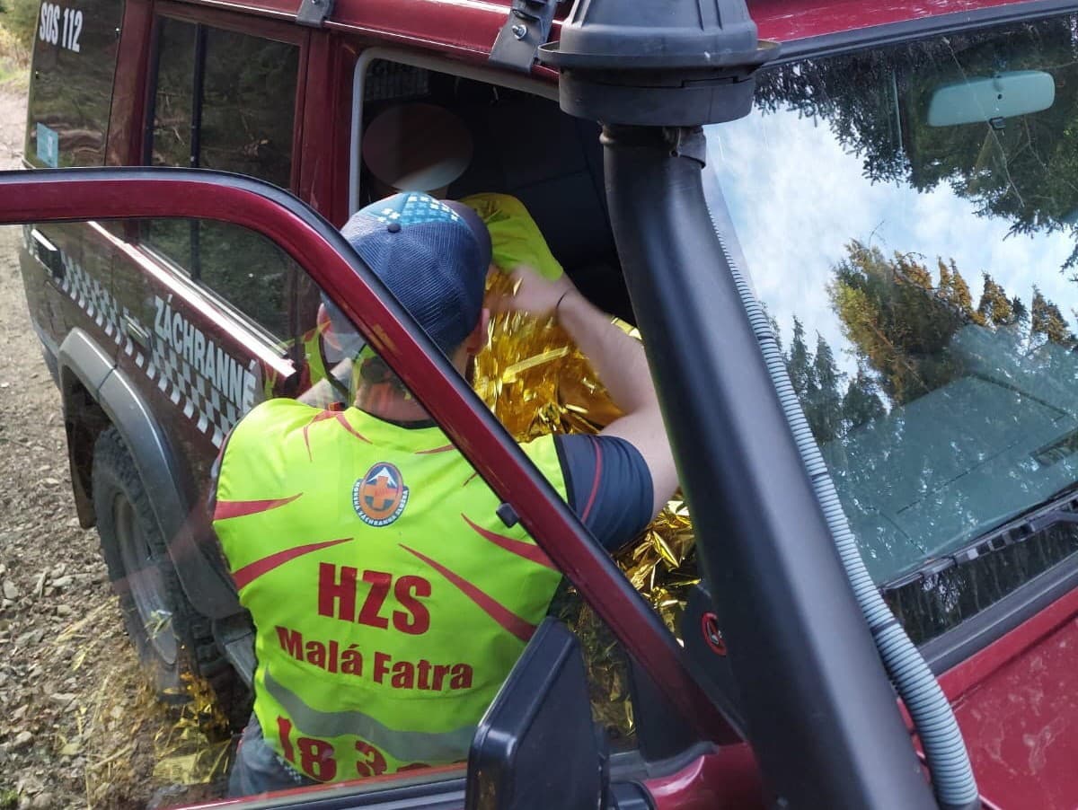 Horskí záchranári pomáhali vyčerpanému cyklistovi