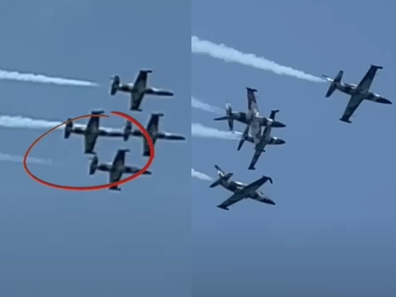 Lietadá Polaris Squadron sa zrazili vo vzduchu počas leteckej šou na Floride