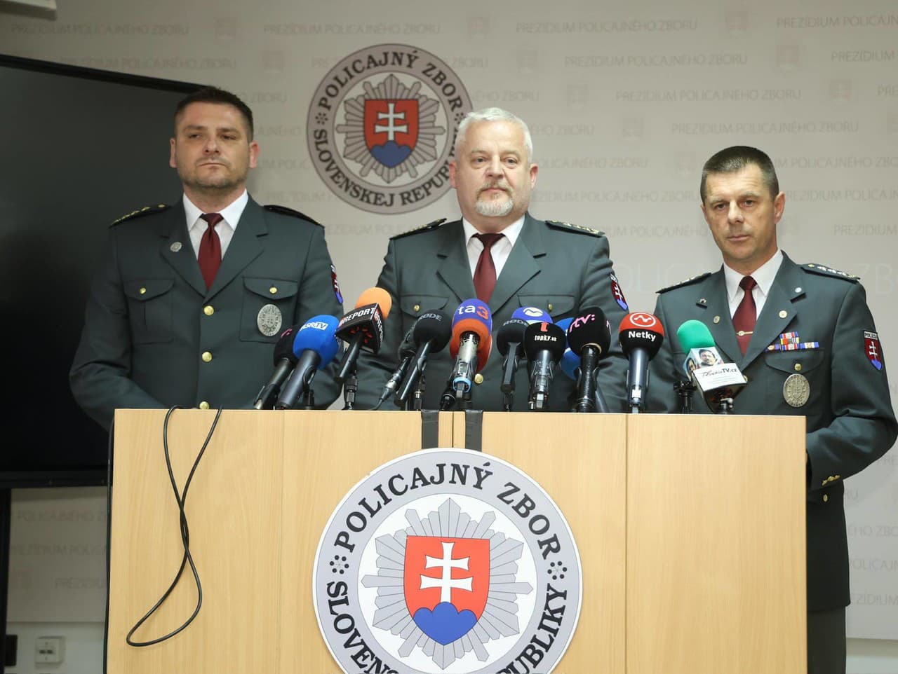 Zľava Ivan Hapšták, Ľubomír Solák a Rastislav Polakovič