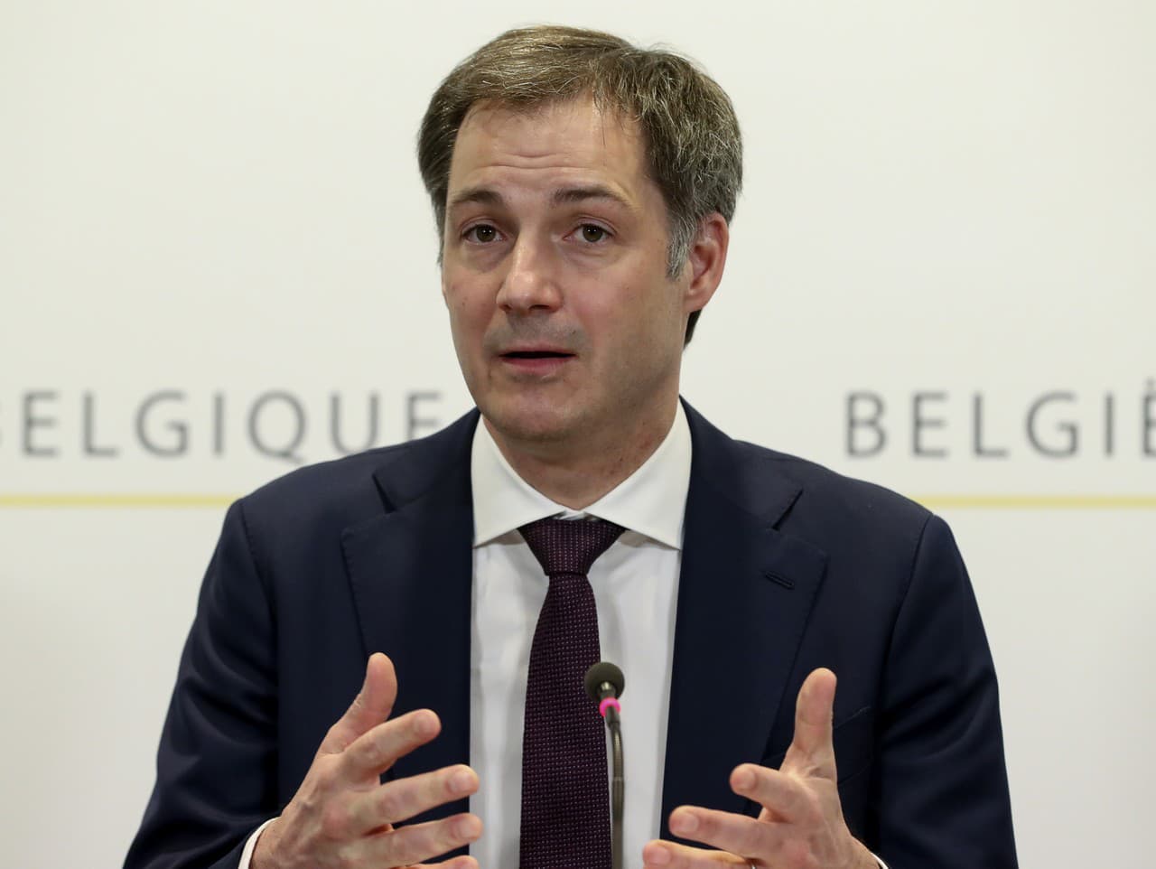 Belgický premiér Alexander De Croo