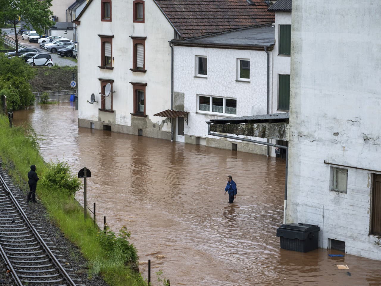 Spolkovú krajinu Sársko na juhozápade Nemecka zasiahli v piatok prudké dažde